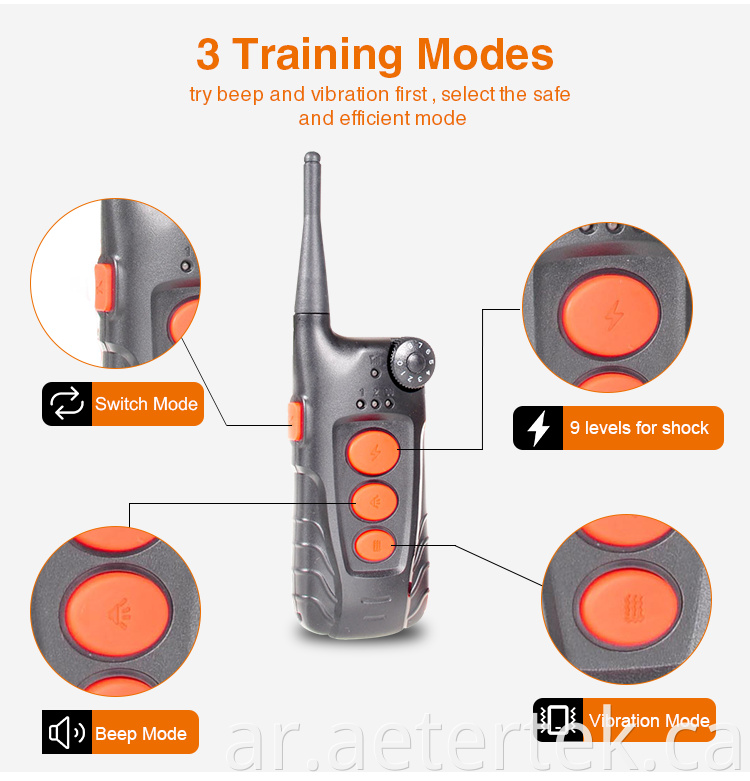 Aetertek Pet Supply Shock 2 Receivers